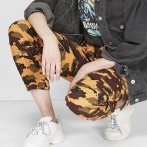 Wild Fable Orange Camo Cargo Pants